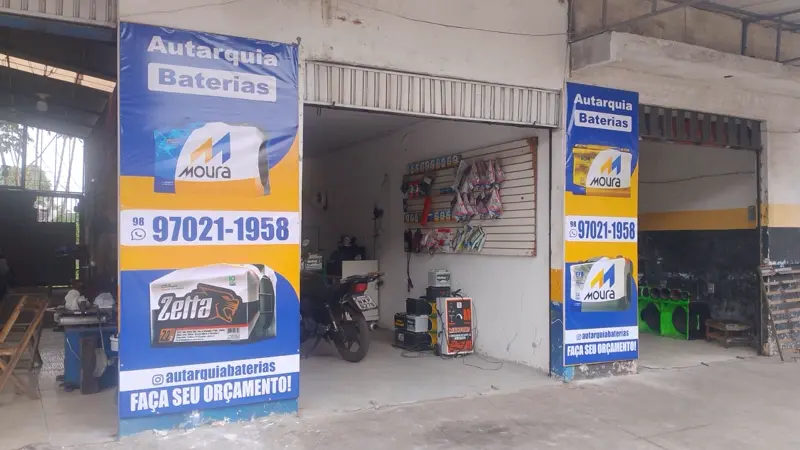 Fachada da loja Autarquia Baterias
